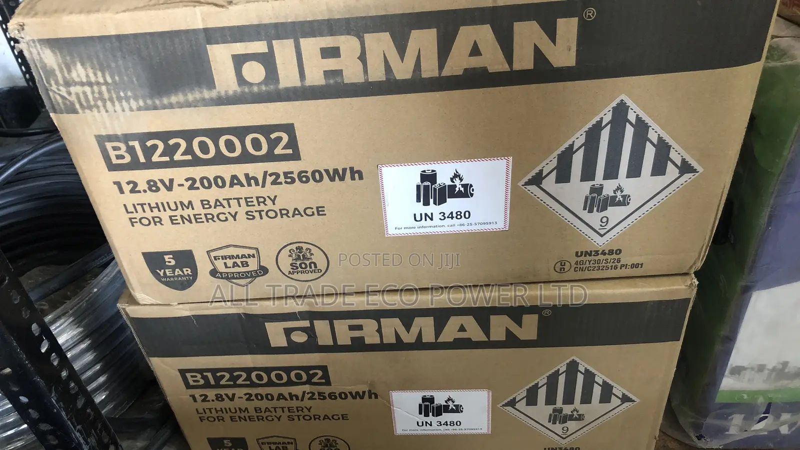 Firman 2.5kw Lithium Battery 12v