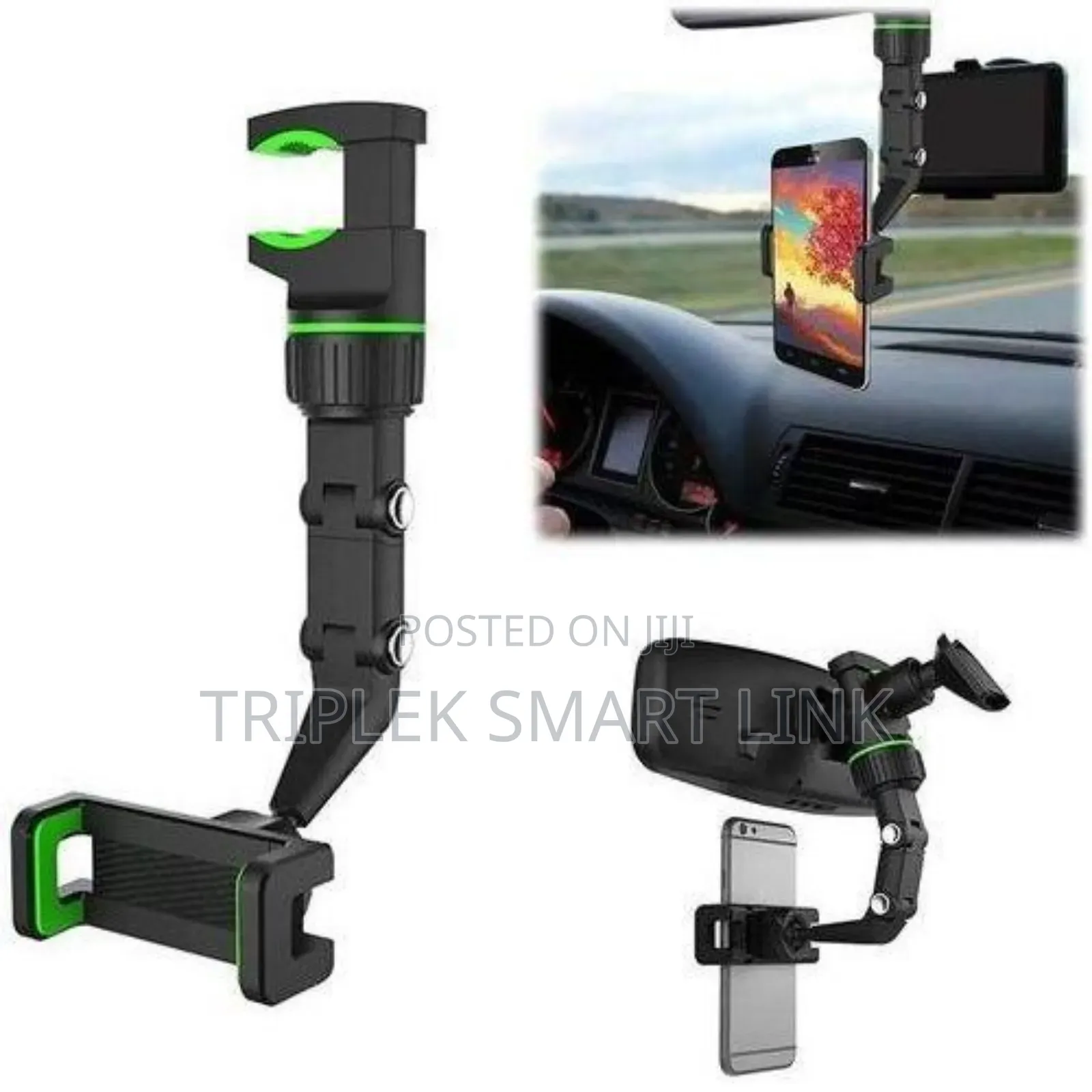 360° Universal Car Phone Holder Clip-on Mount Stand