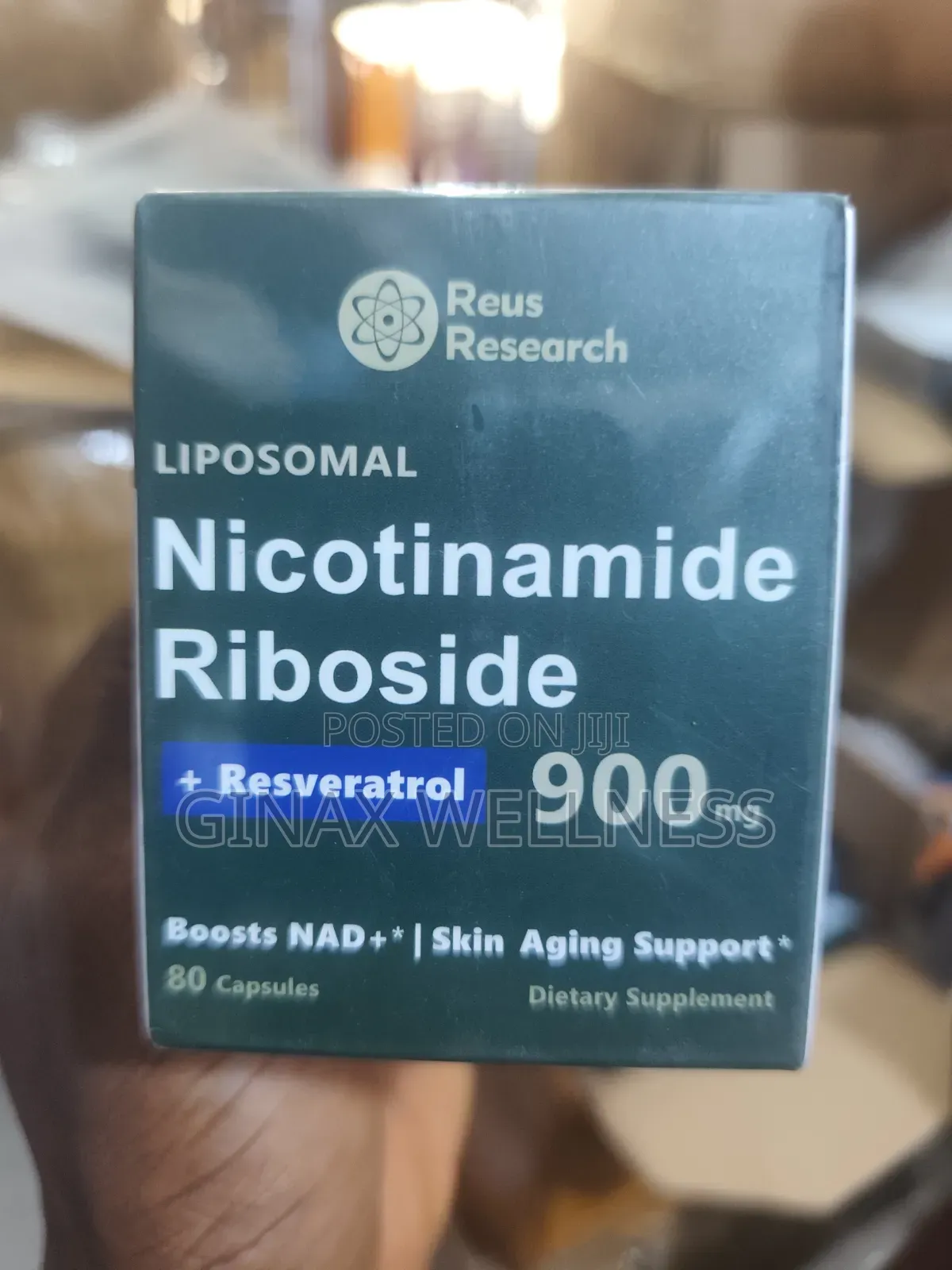 Liposomal Nicotinamide Riboside With Resveratrol Capsule (80 Capsules)
