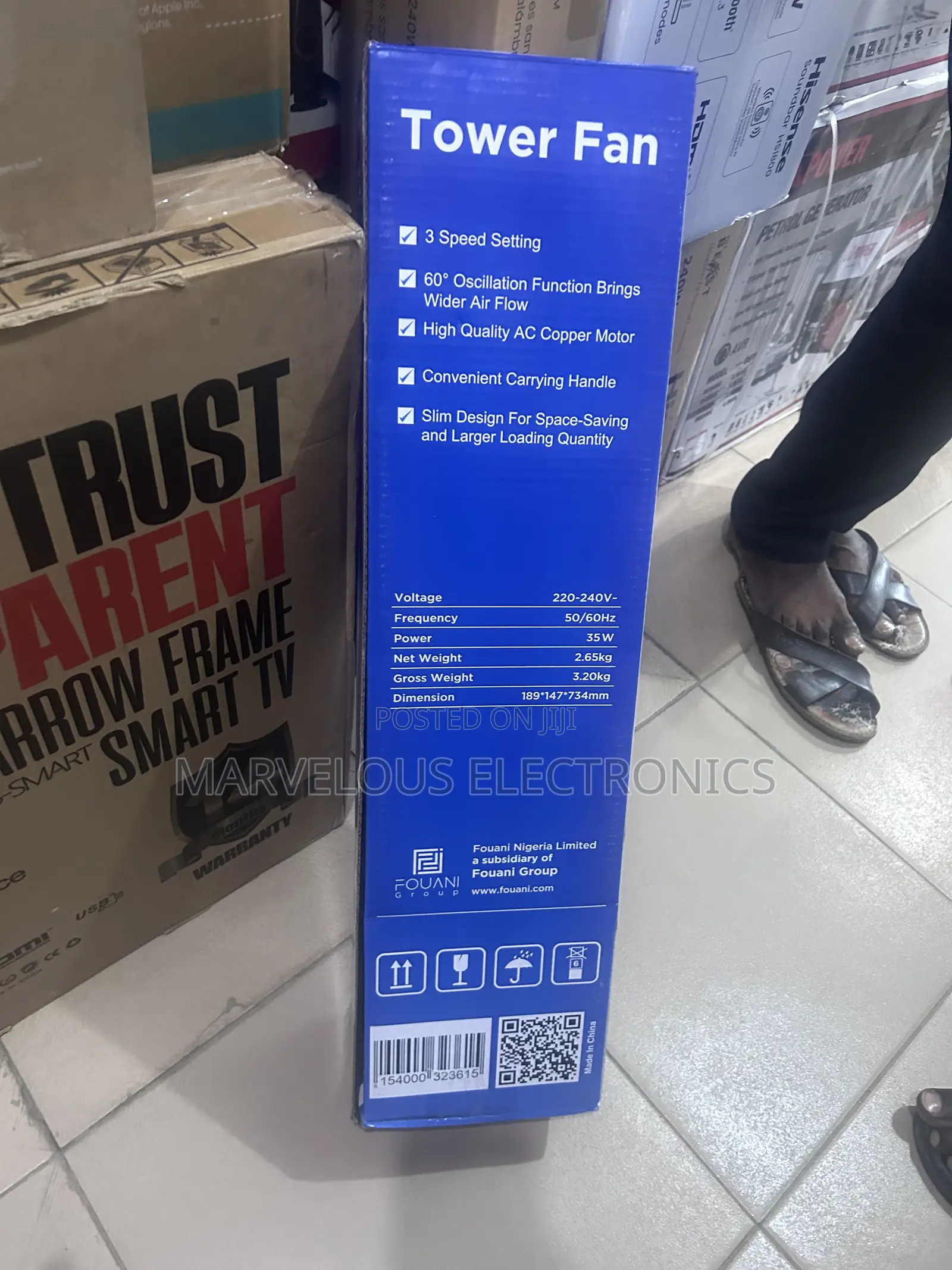 Brand New Original Maxi Tower Fan 35wat