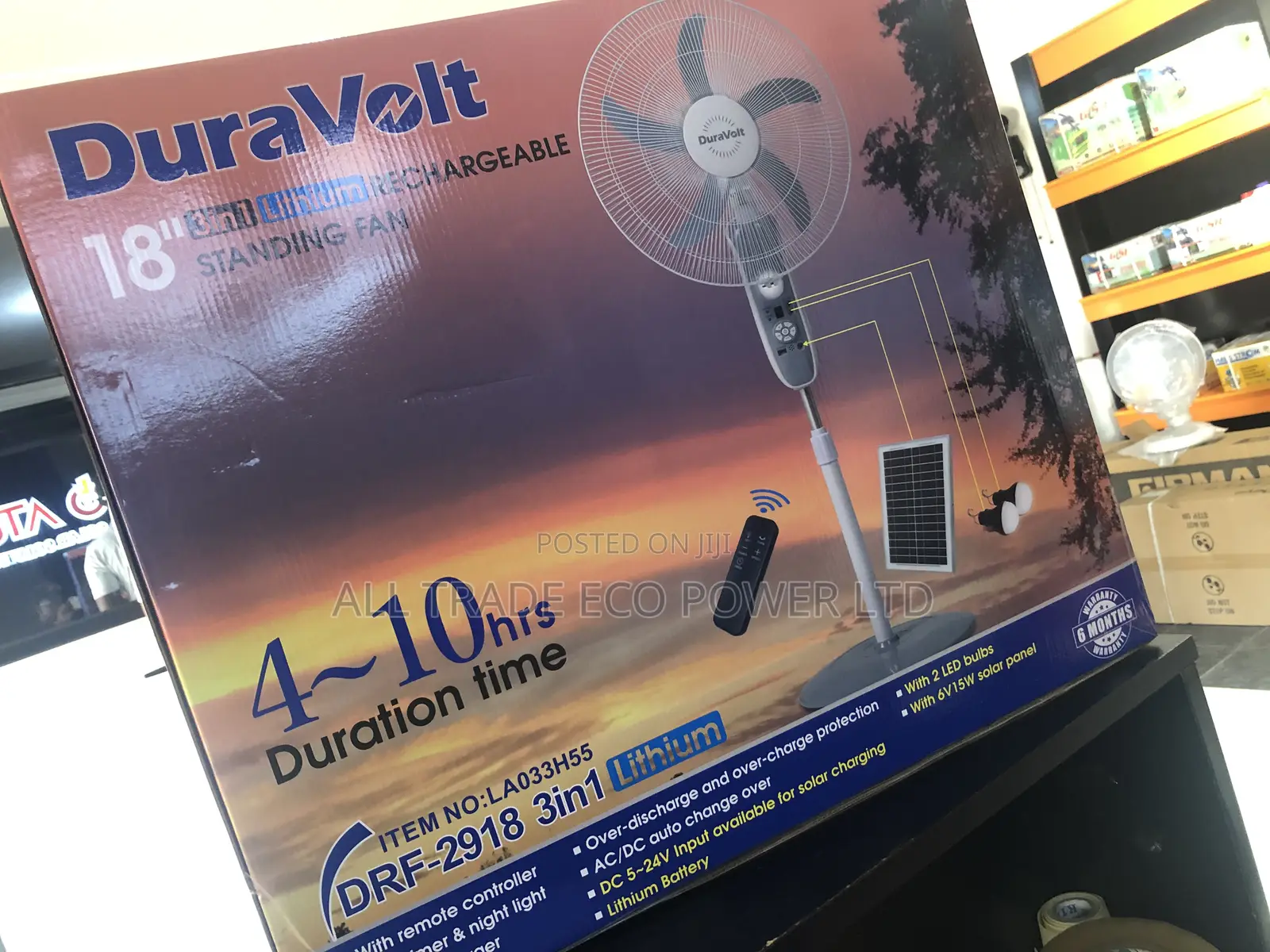 Duravolt 18inch 3in1 Inbuilt Lithium Battery