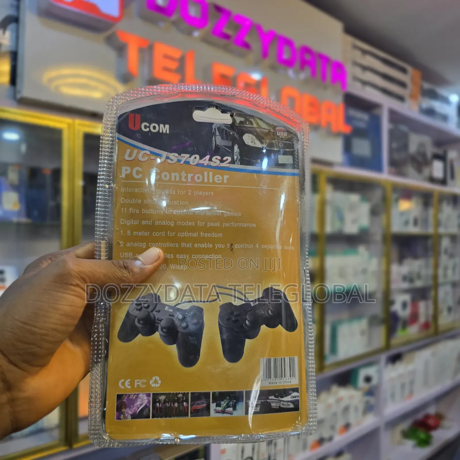 Ucom Uc-Js704s2 Pc Dualshock Controller Set