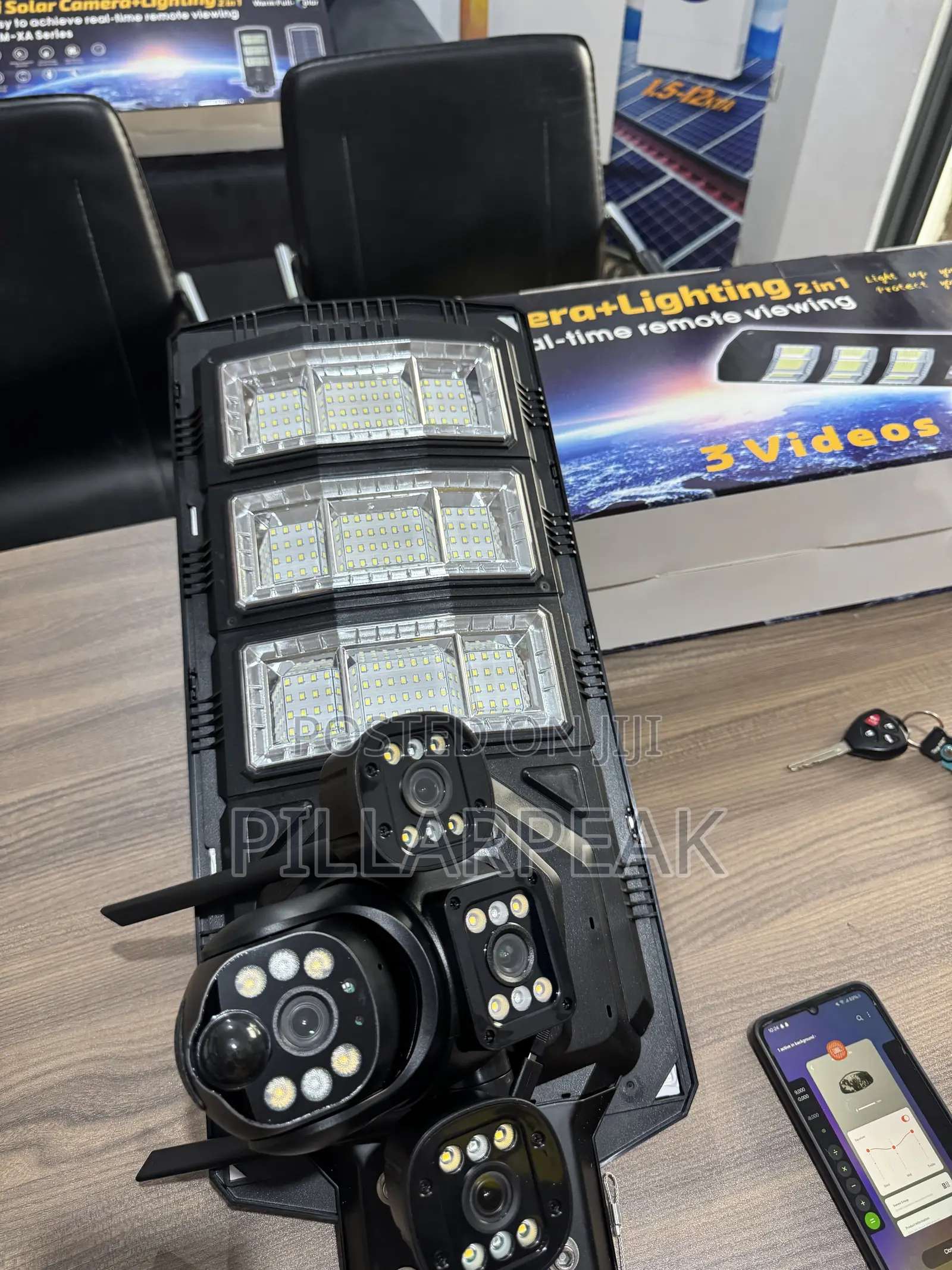 Solar Camera + Street Lighting 2 In 1