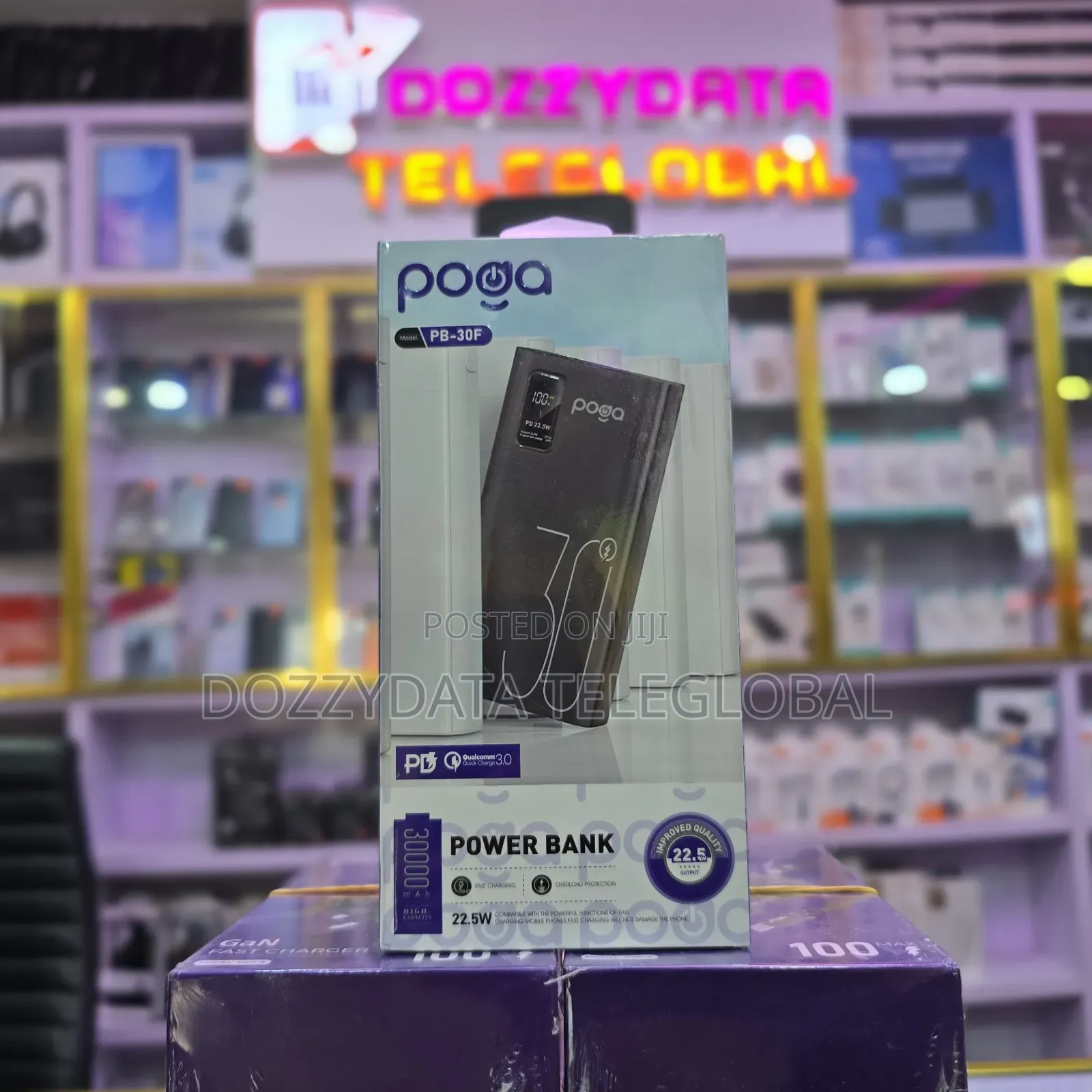Poga Pb-30f 30000mah Powerbank 22.5w Fast Charging