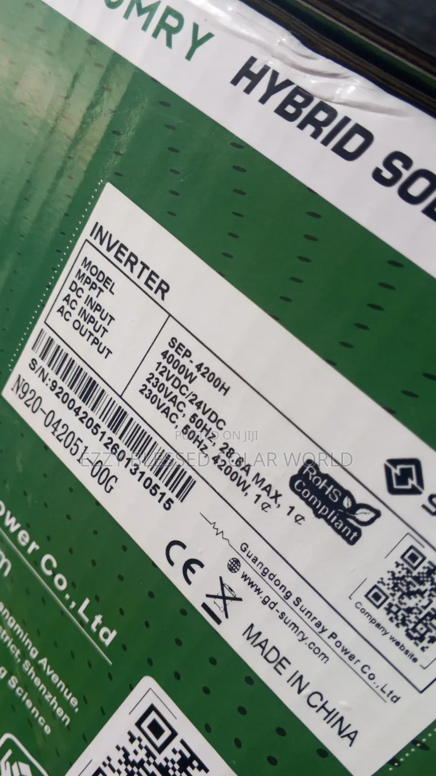 4.2kva 12/24v Hybrid Inverter