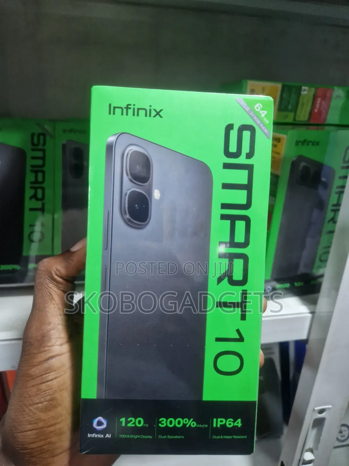 New Infinix Smart 10 64 GB Black