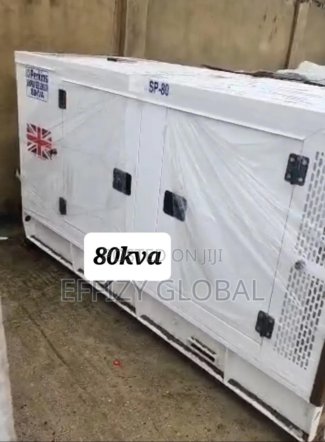 Brand New 80kva Original Perkins England Soundproof Diesel Generator