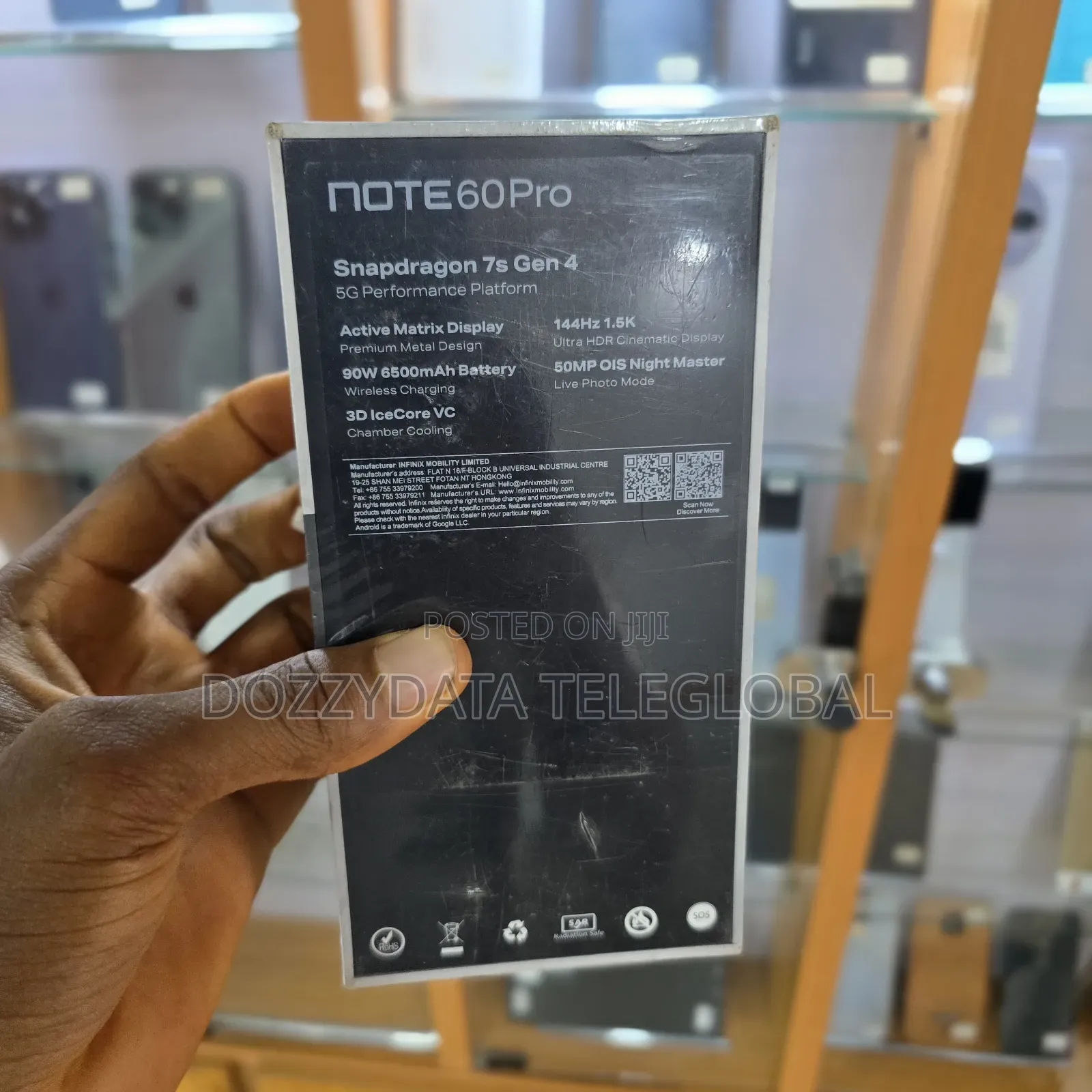 New Infinix Note 60 Pro 256 GB Black