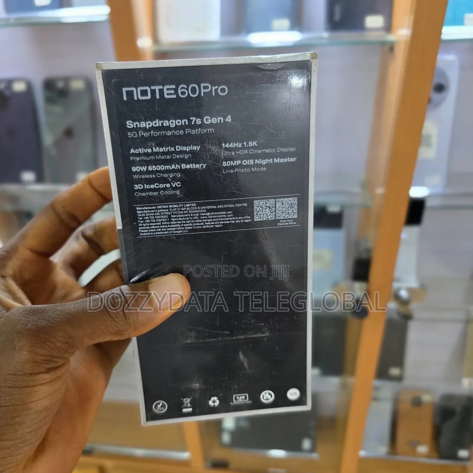 New Infinix Note 60 Pro 256 GB Black