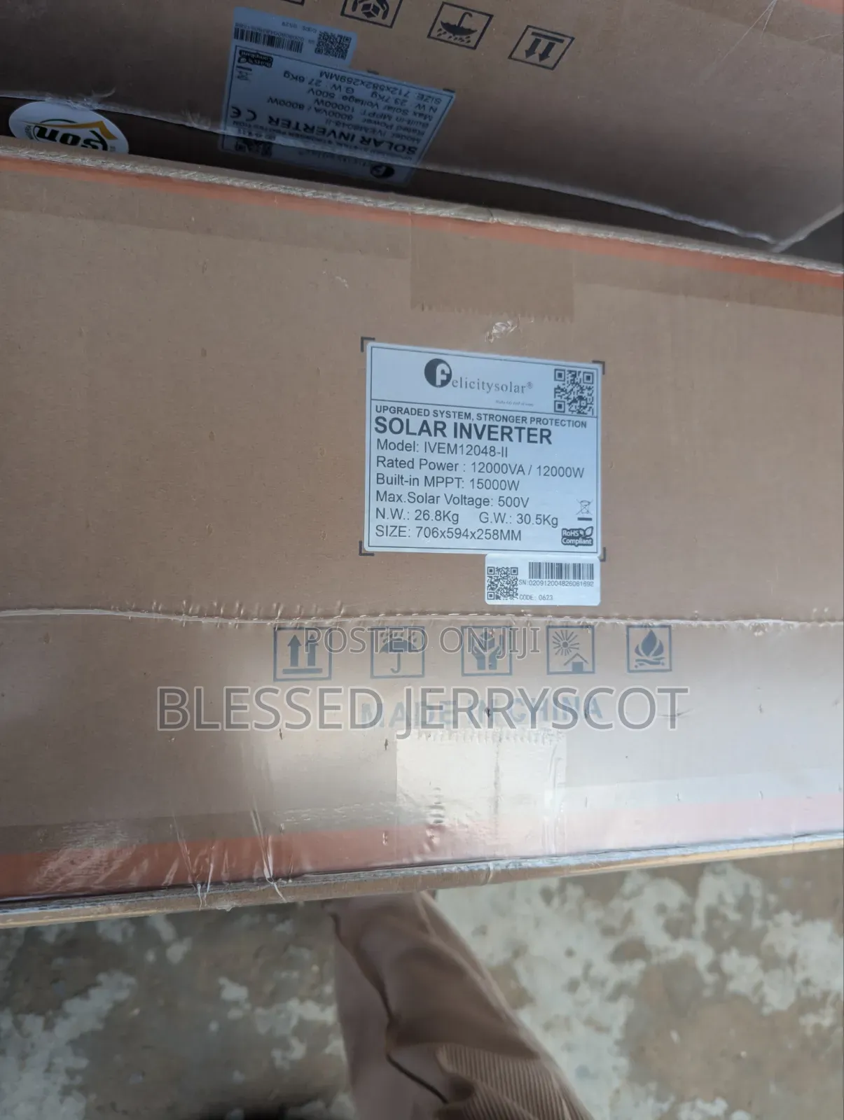 Felicity Ivem 12kva 48v Hybrid Solar Inverters Available in Stock.