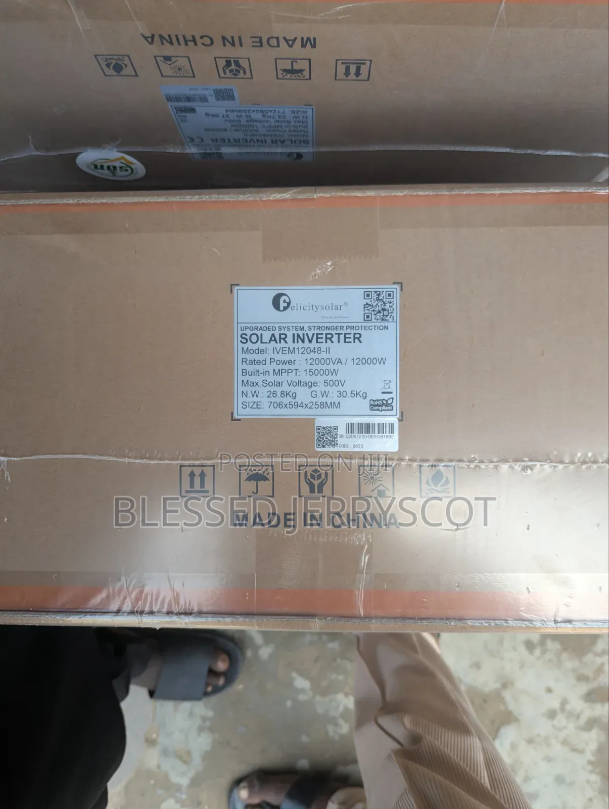 Felicity Ivem 12kva 48v Hybrid Solar Inverters Available in Stock.