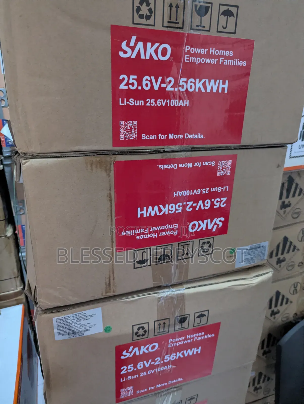 Sako 2.5kwh 24v Lithium Ion Solar Inverter Batteries Available 