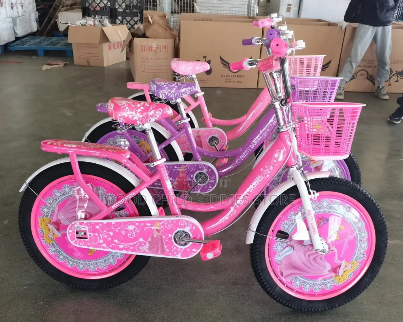 Size 20 Bicycle Pink And Purple For Your Girl Child