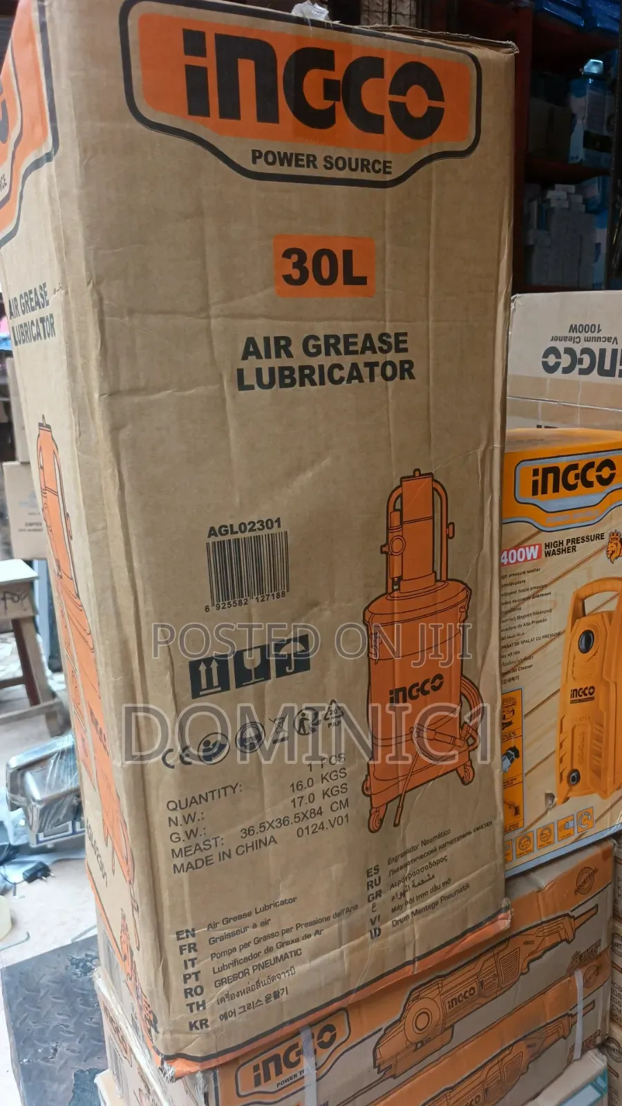 Ingco 30l Air Grease Lubricator