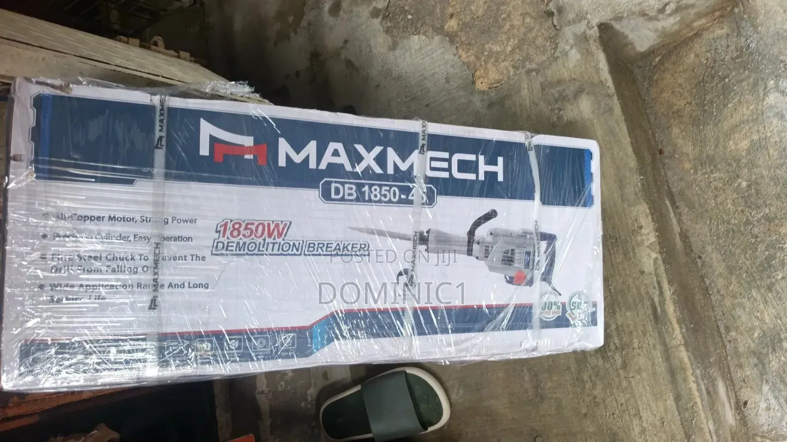 Maxmech 1850w Heavy-Duty Demolition Breaker (Model Db 1850 Watt