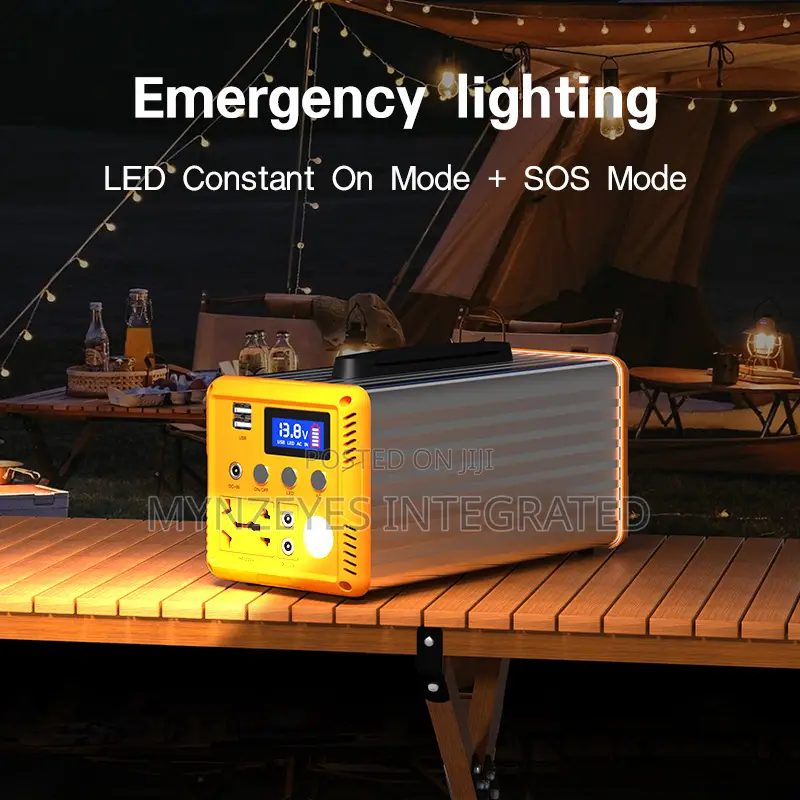Wu 200w Portable Solar Generator | 153.6wh Lifepo4 Power Station
