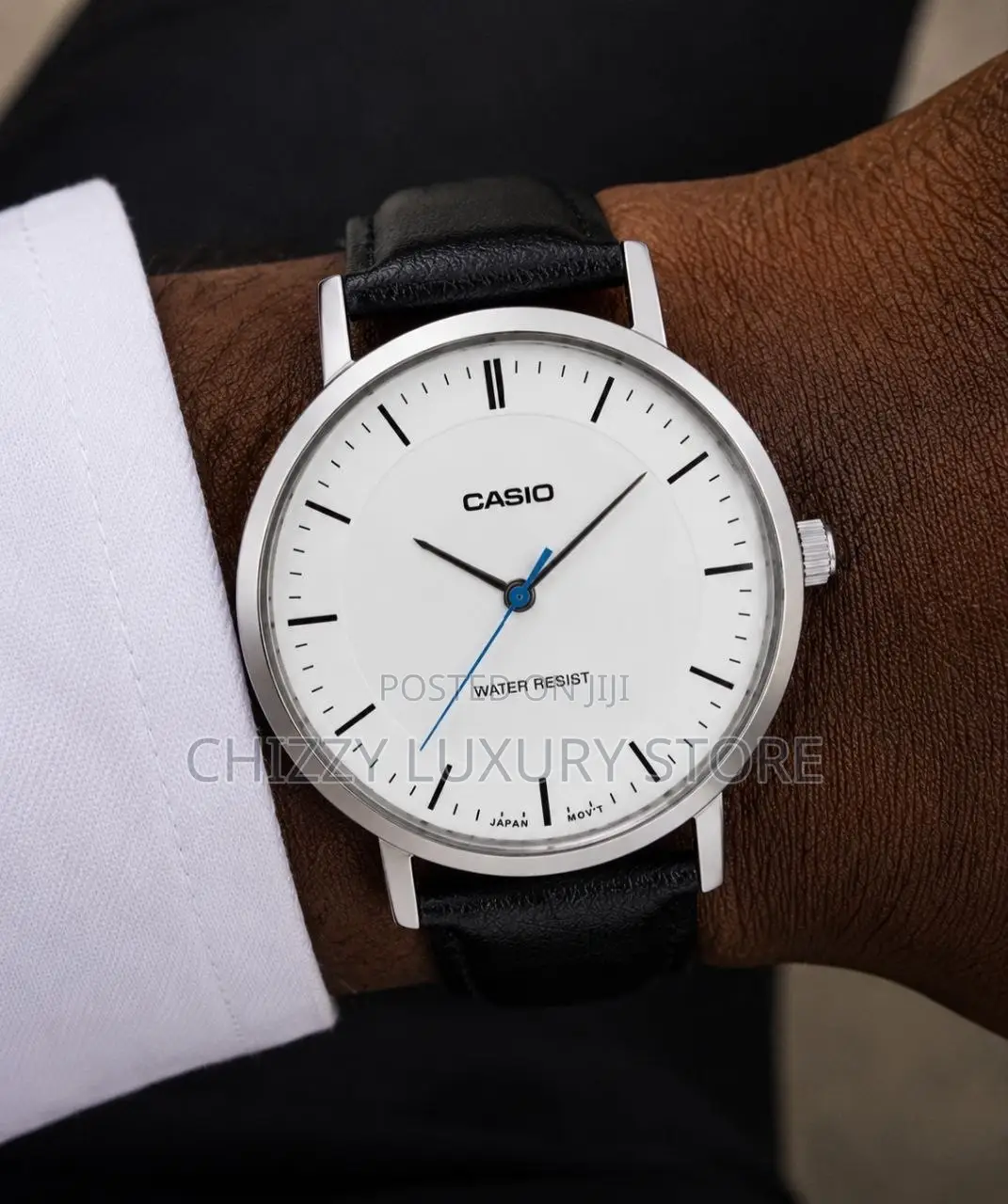 Casio Authentic Quality Luxury Men Genuine Leather Wristwatch