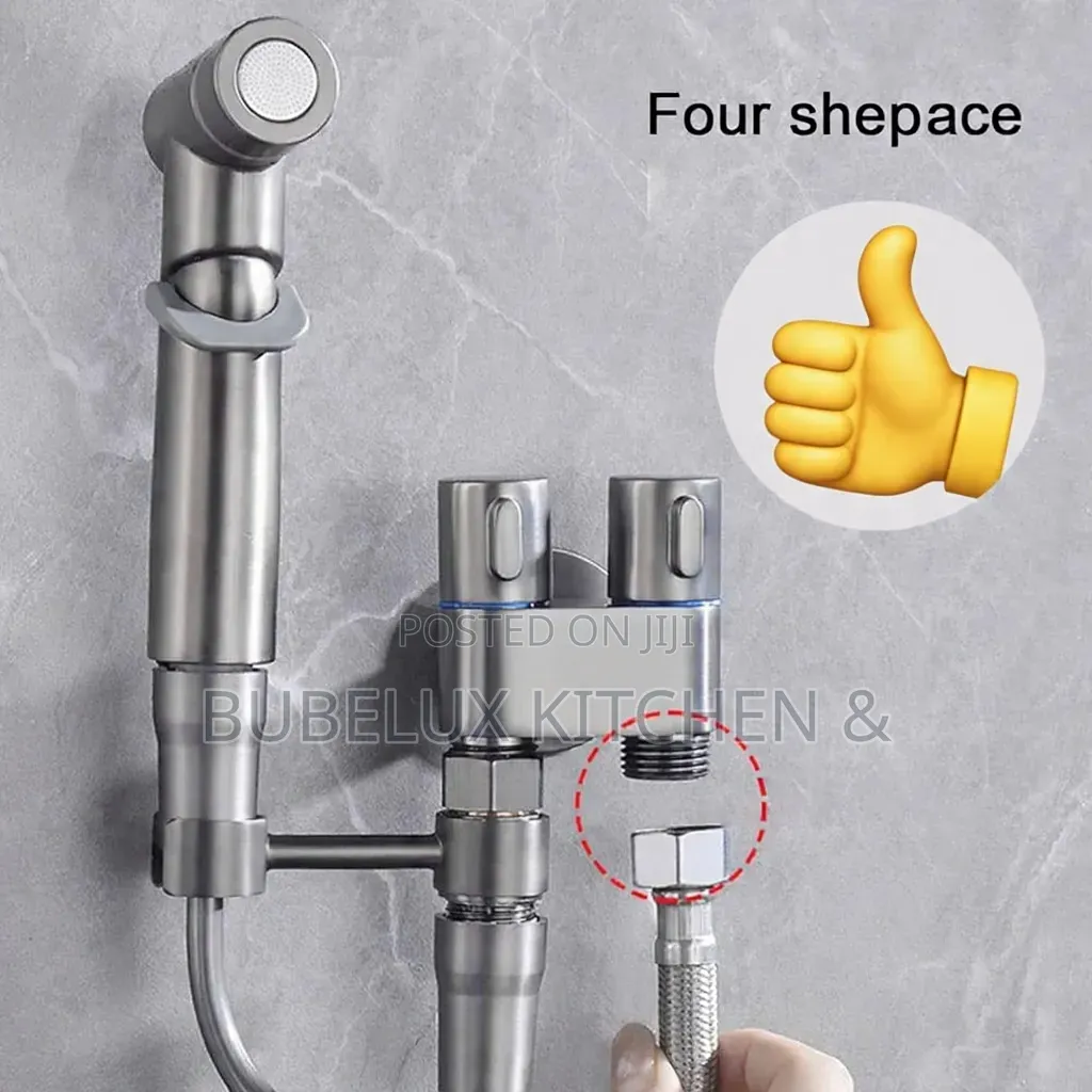 Stainless Steel Hot Cold Bidet Spray Set – Wall Mounted Sprayer