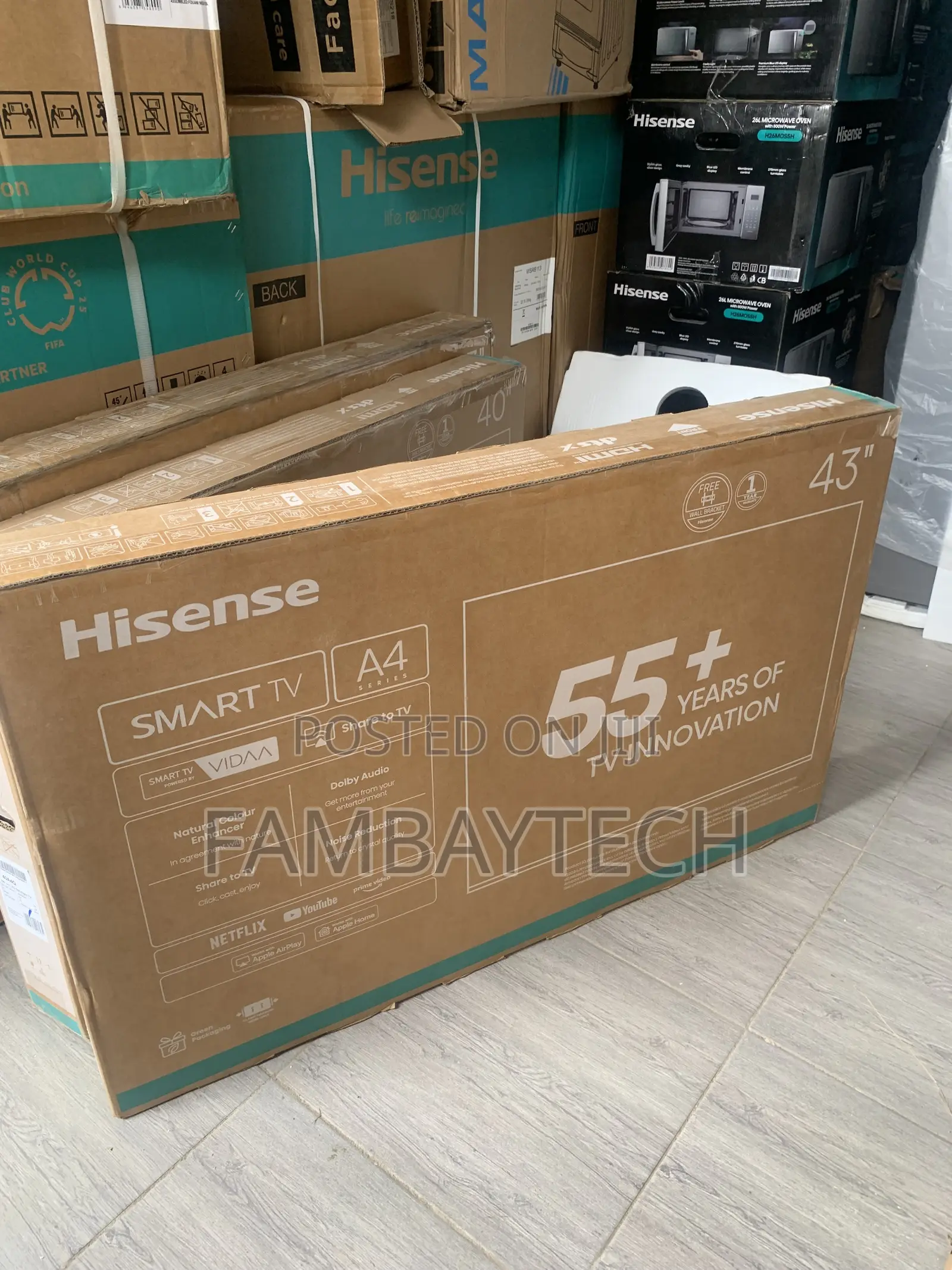 Premium Hisense 1080p 43 Inches Smart Tv