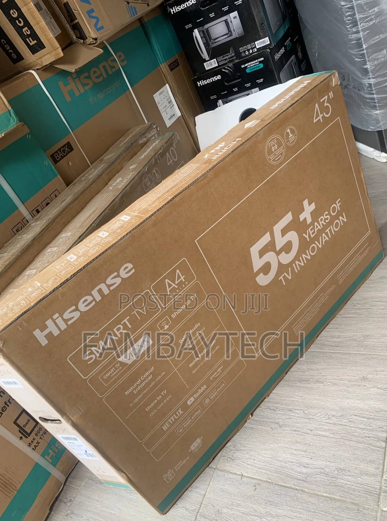 Premium Led Smart Hisense 43a4s 43'' Television
