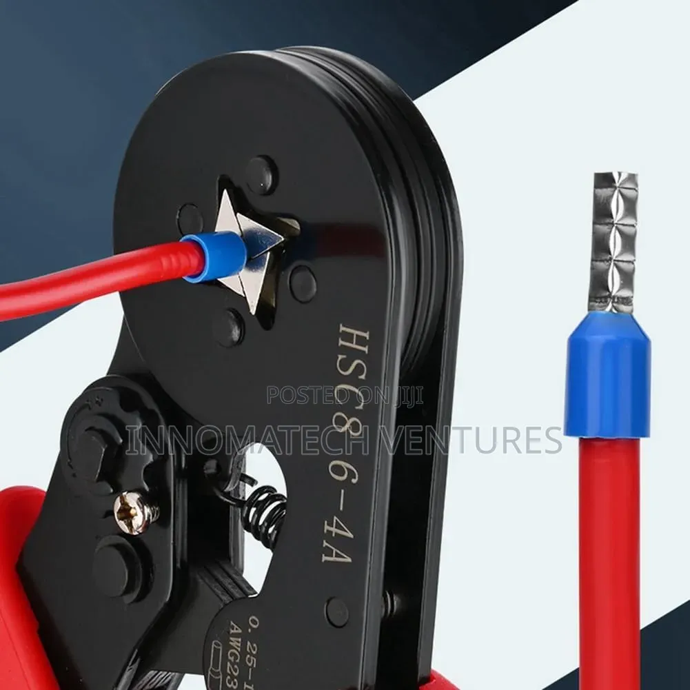 Ferrule Wire Crimping Tool Kit Wire Crimper Tool Awg 25-7 Hexagonal