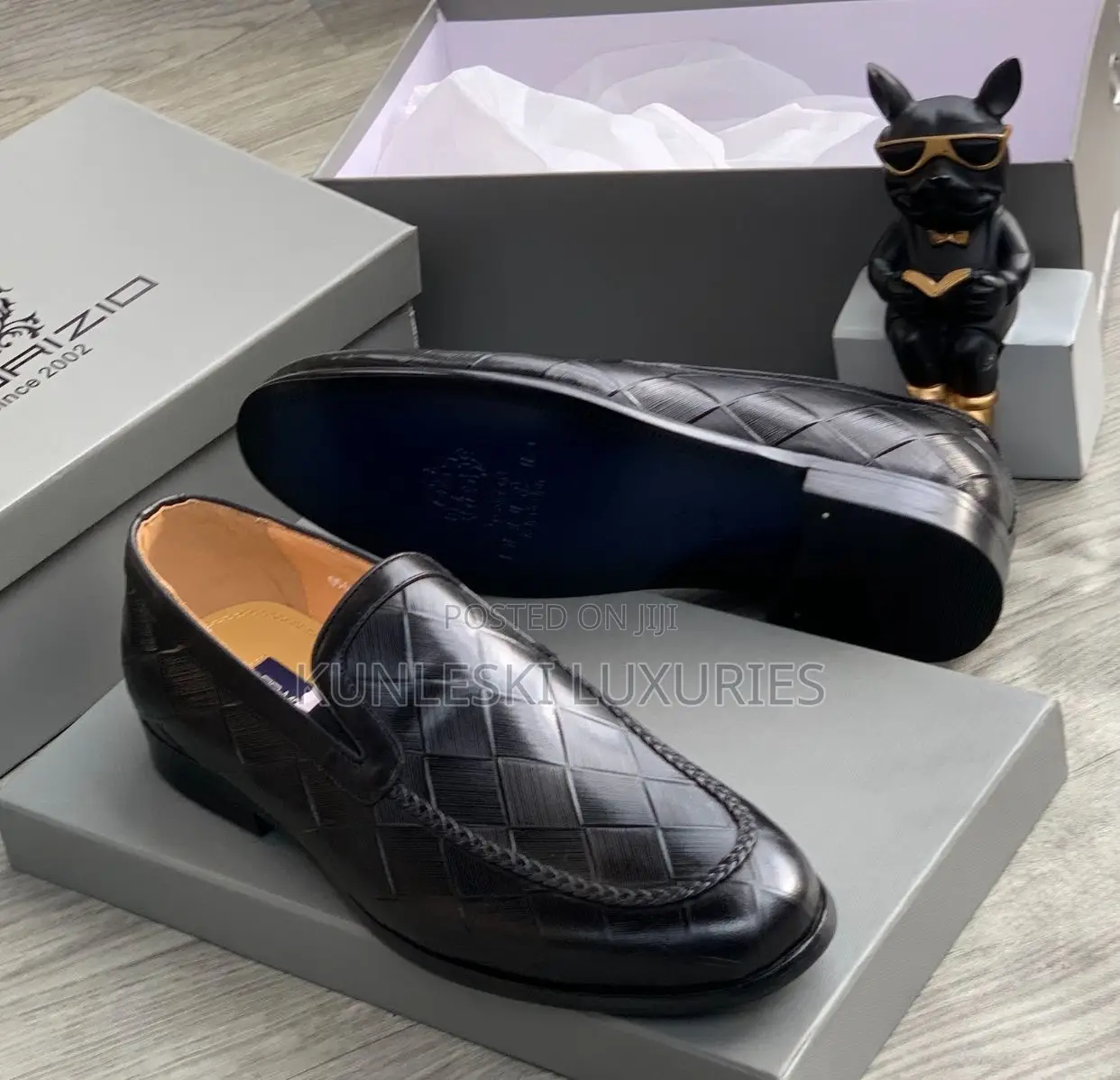 Original Ad Maurizio Black Shoes