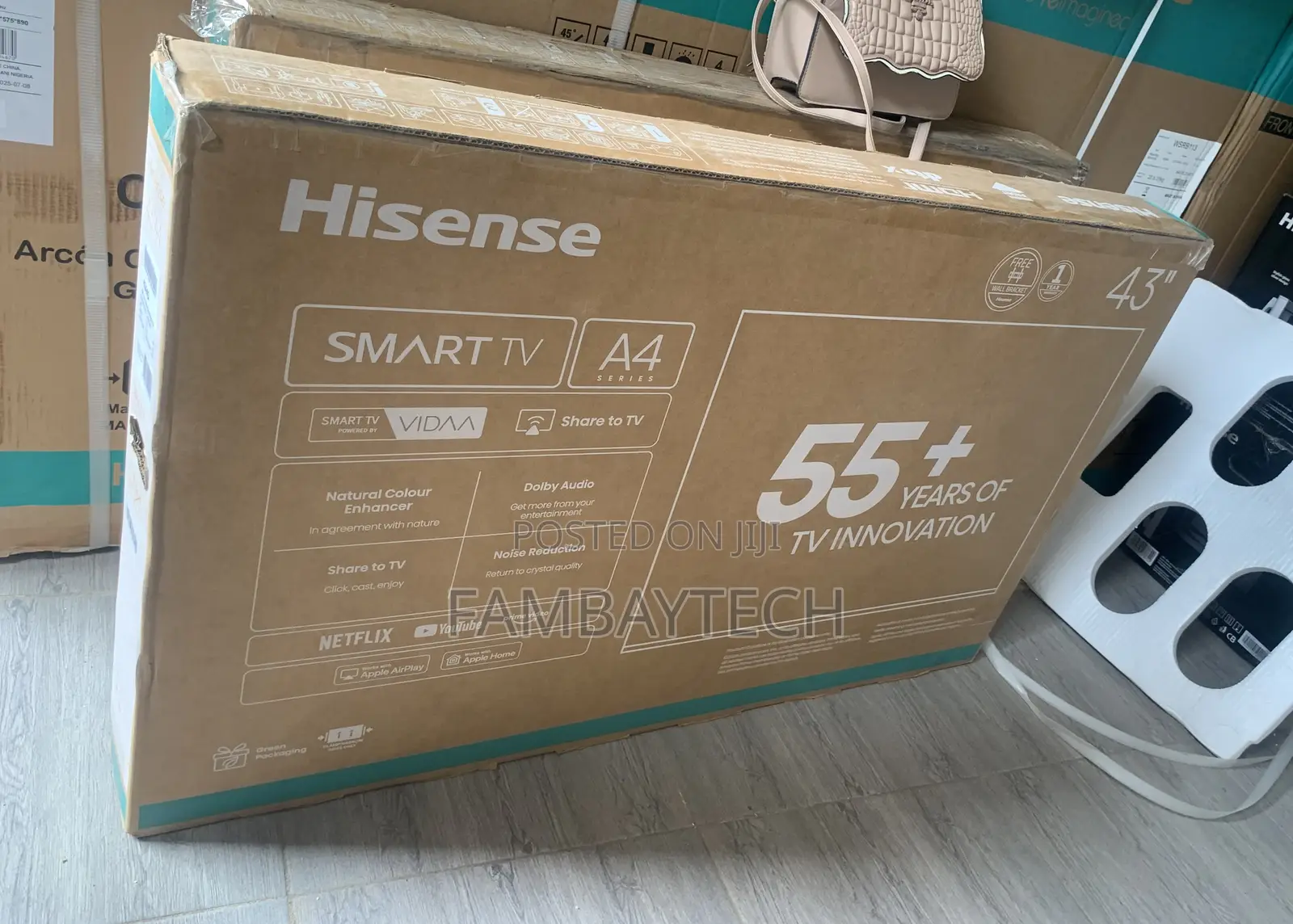 Modern Quality 43'' Hisense Television With Wifi