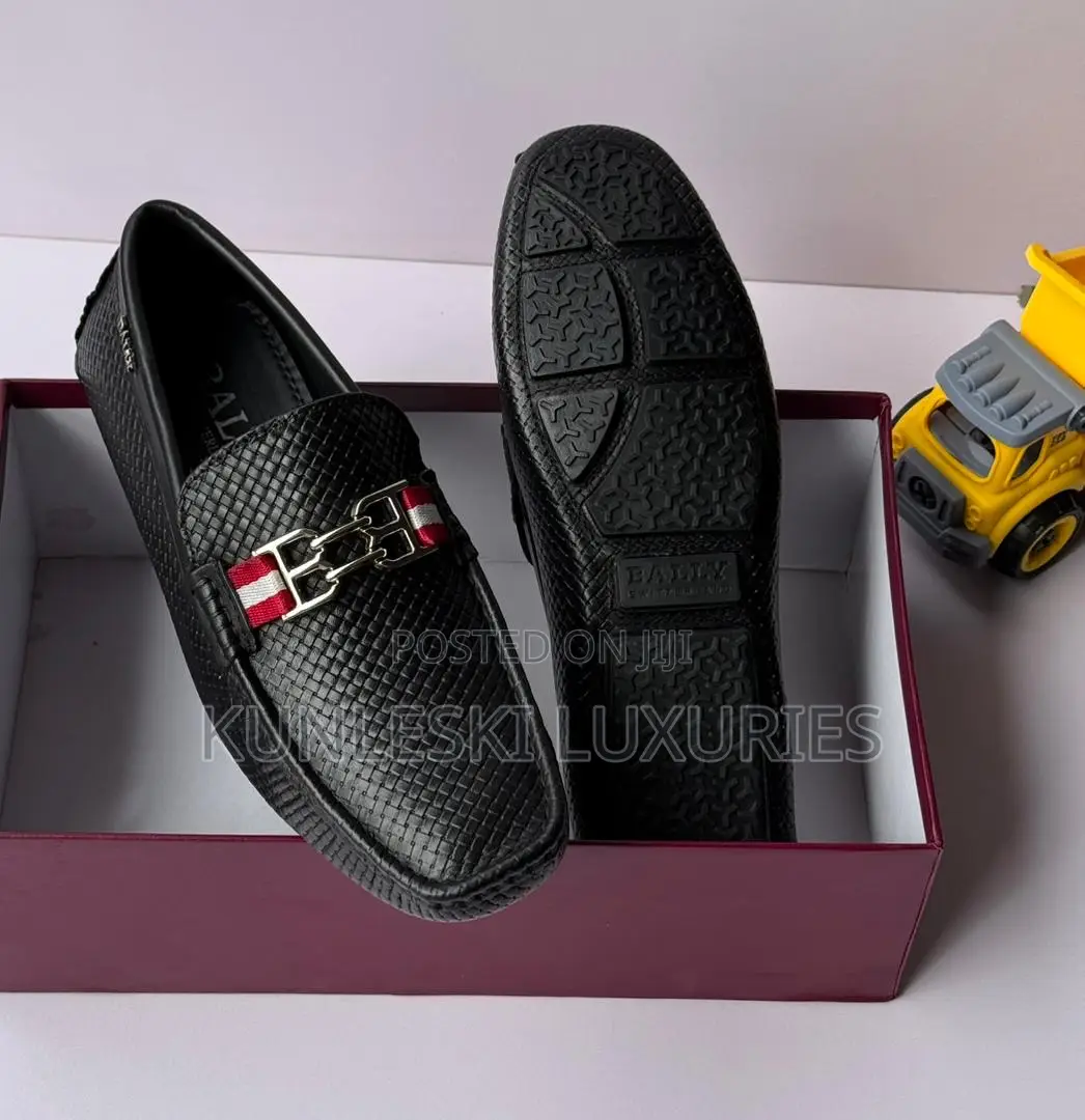 Original Bally Woven Drivers Shoes