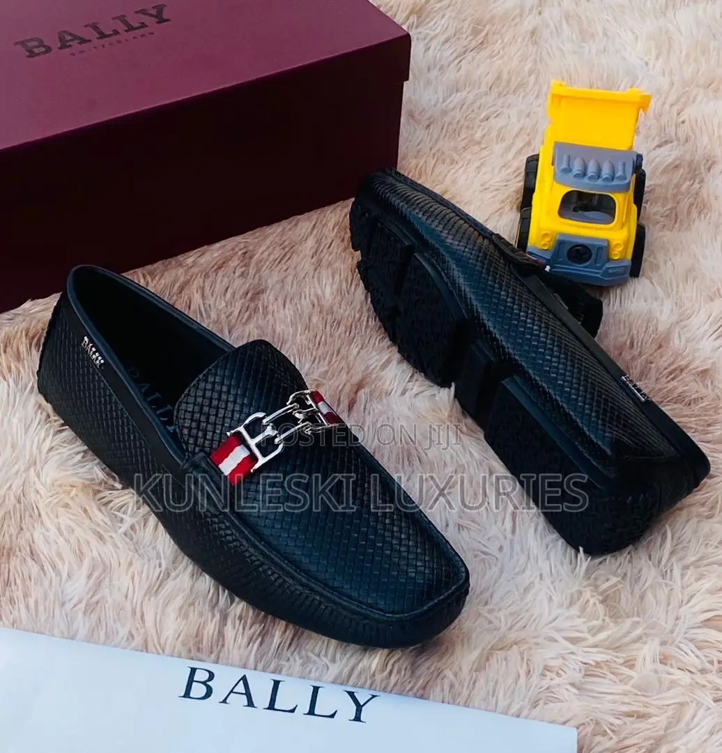 Original Bally Woven Drivers Shoes