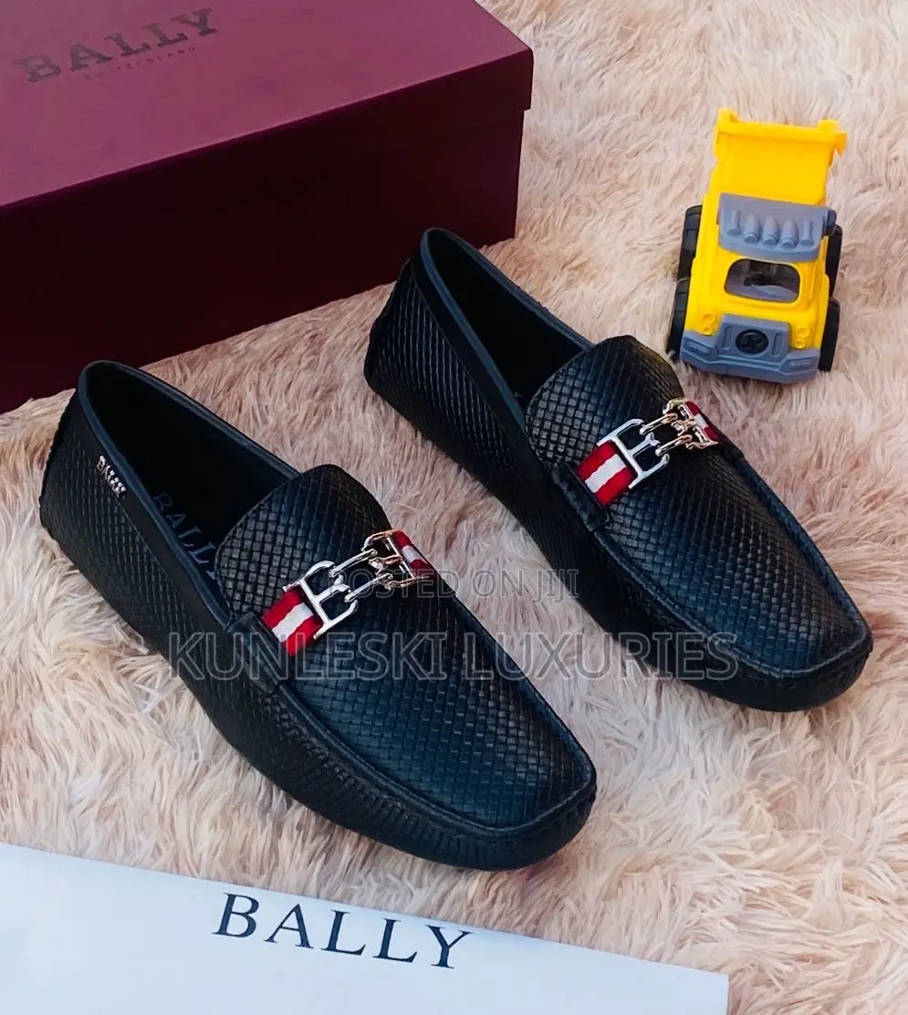 Original Bally Woven Drivers Shoes