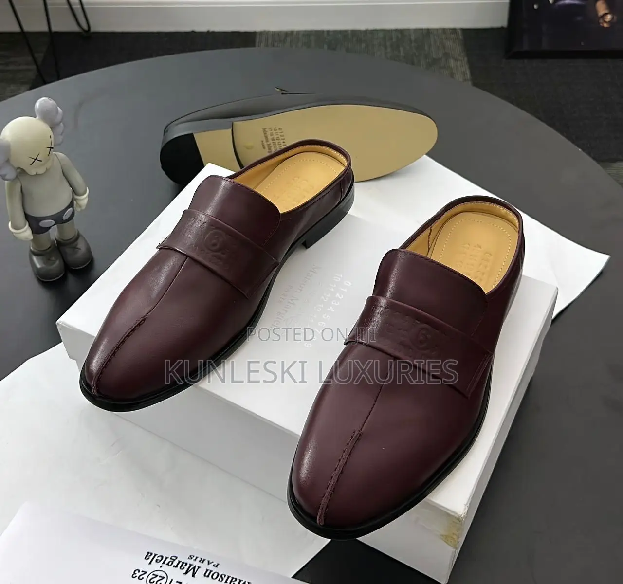 Original Maison Margiela Calf Skin Half Shoe
