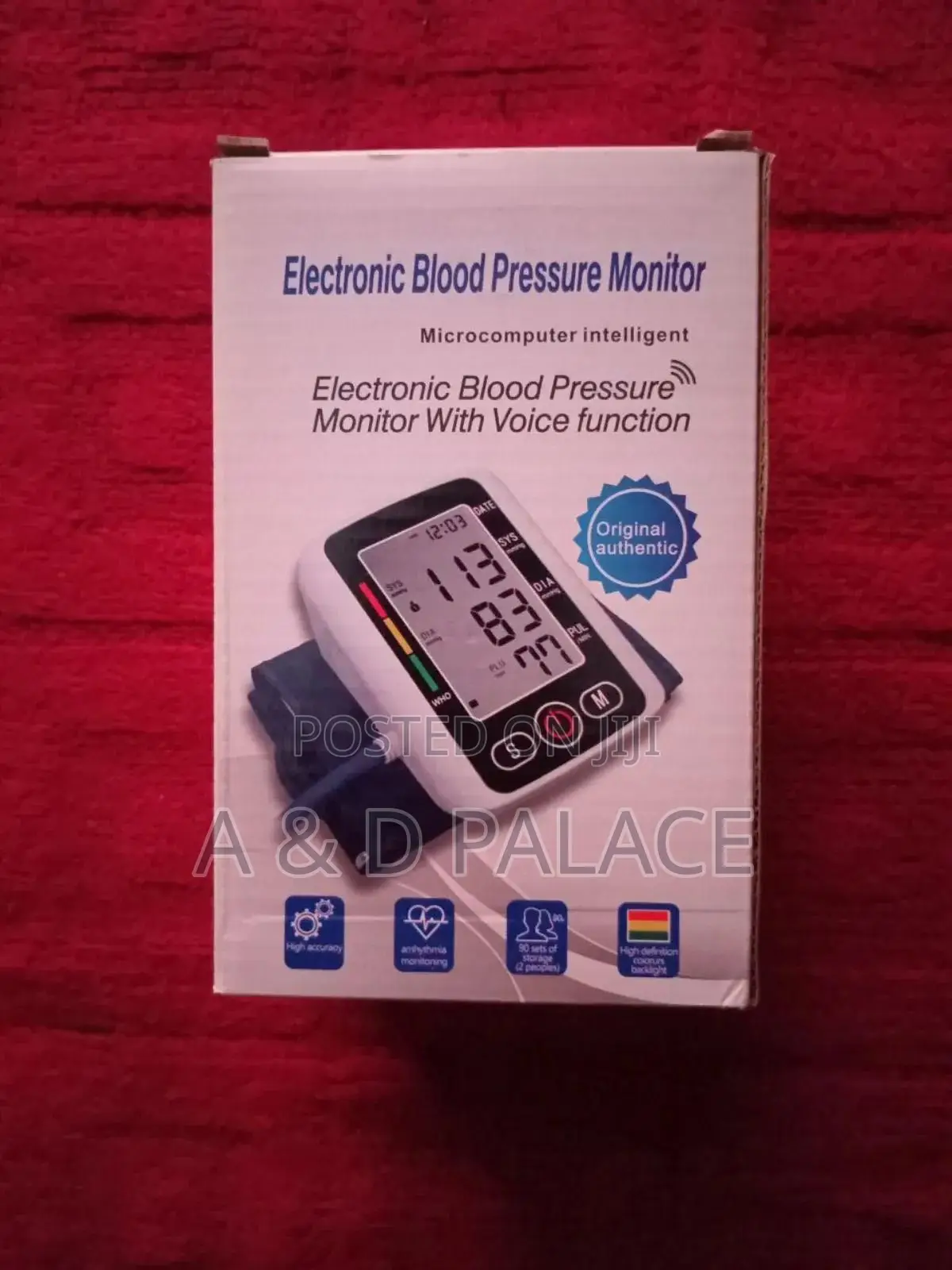 Digital Blood Pressuremonitor Bp Machine With Voice Function