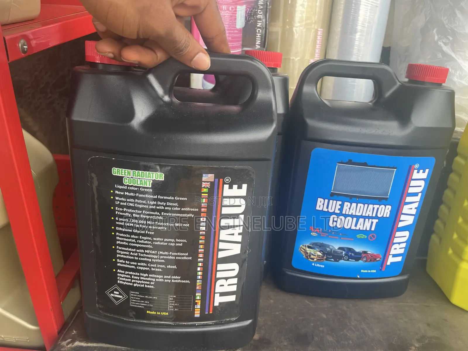 Tru Value Radiator Coolant 4litres (Red, Blue and Green)