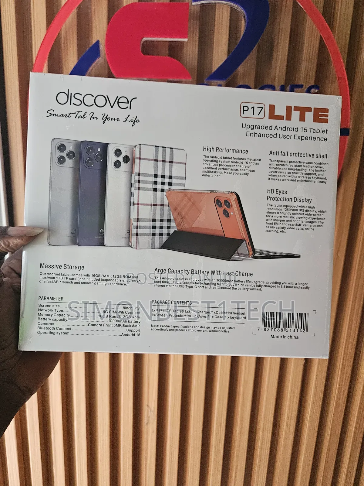 New Discover P15 Pro 512 GB Blue