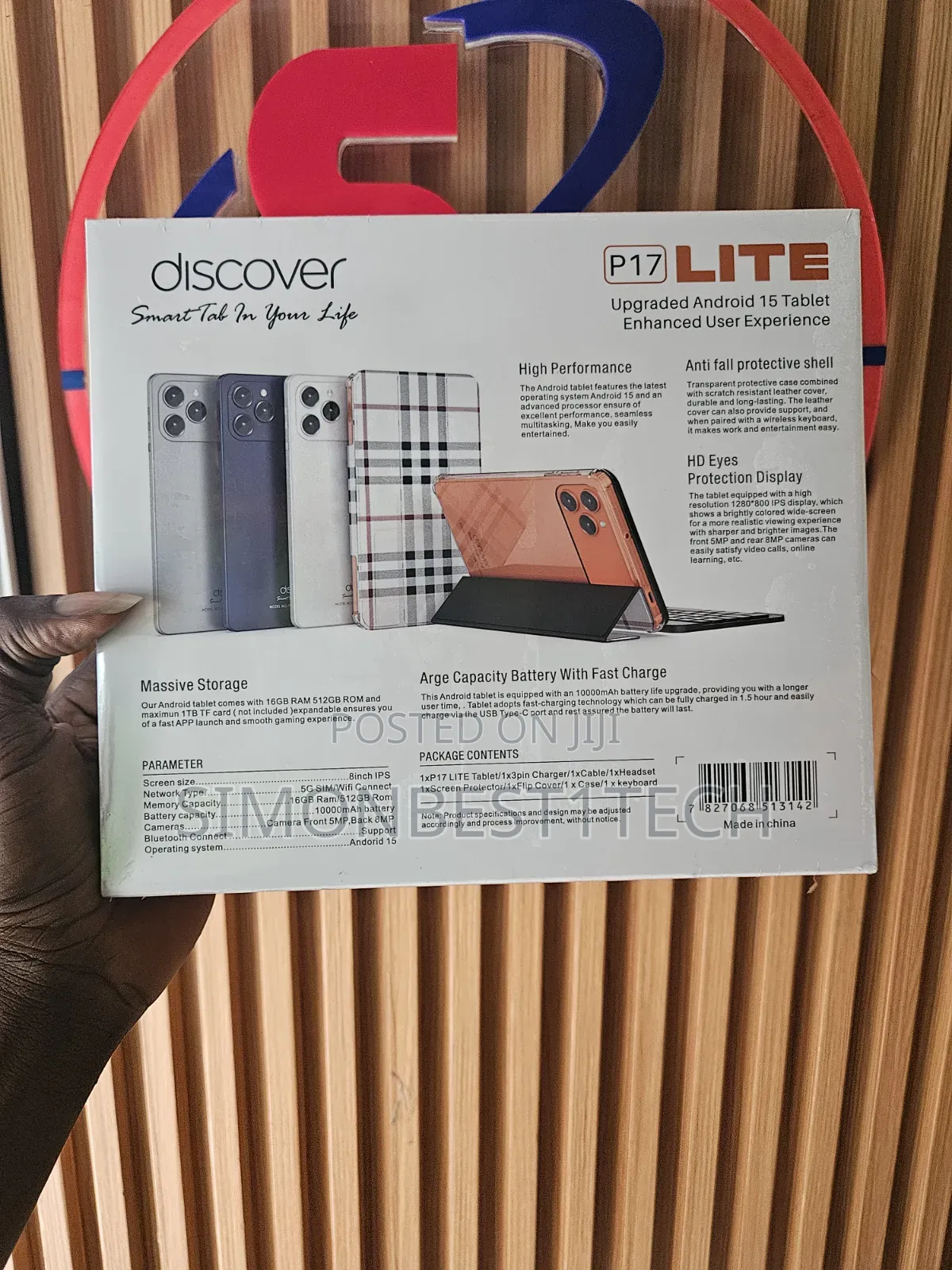 New Discover P15 Pro 512 GB Blue