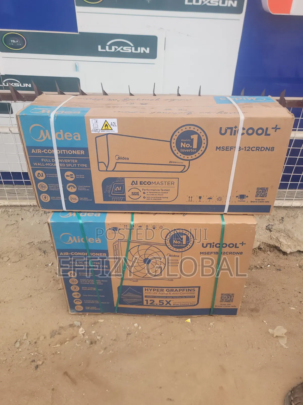 Brand New Midea 1.5hp Inverter Split Unit Ac(Ai Upgraded)