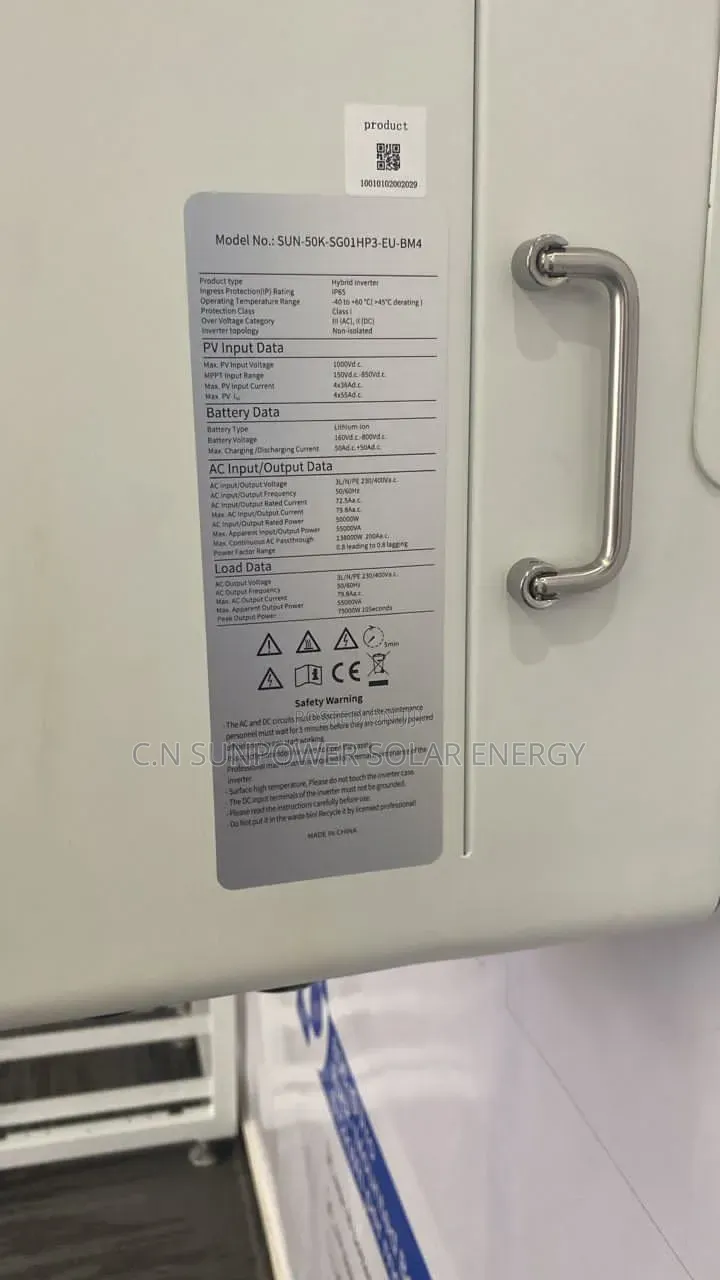 50kva/48v (Real Power) Deye Hybrid Inverter