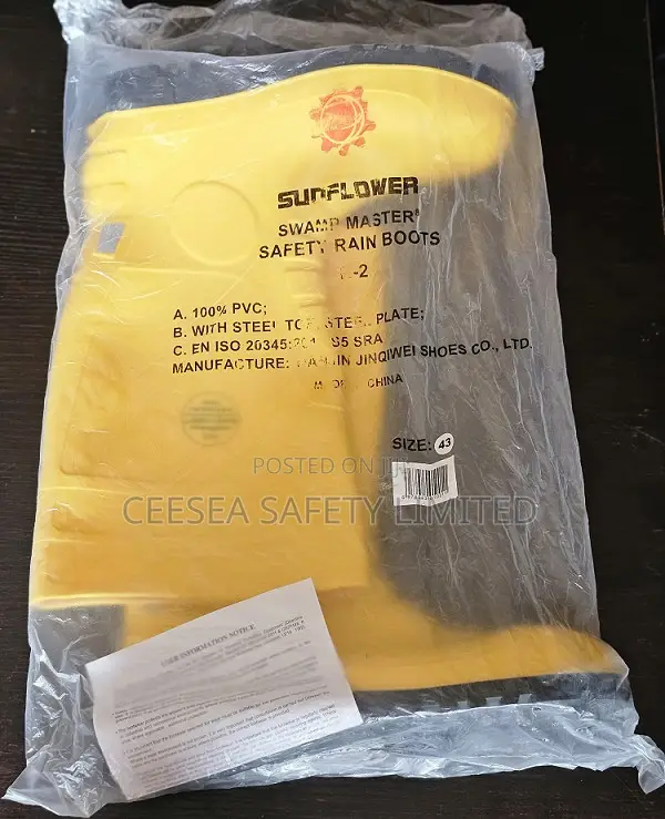 Sunflower Safety Rain Boot
