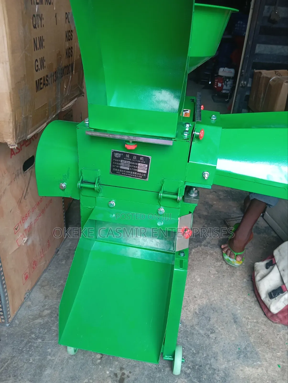 Chaff Cutter With Hammer Mill Grinding Machine