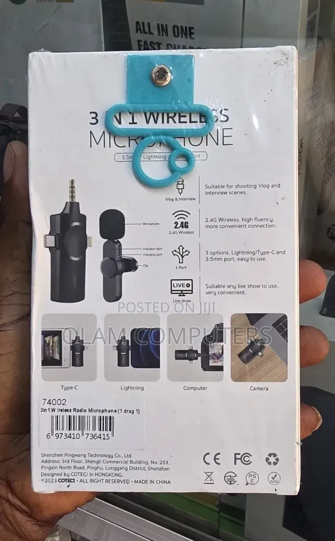 Coteci 3 in 1 Radio Microphone