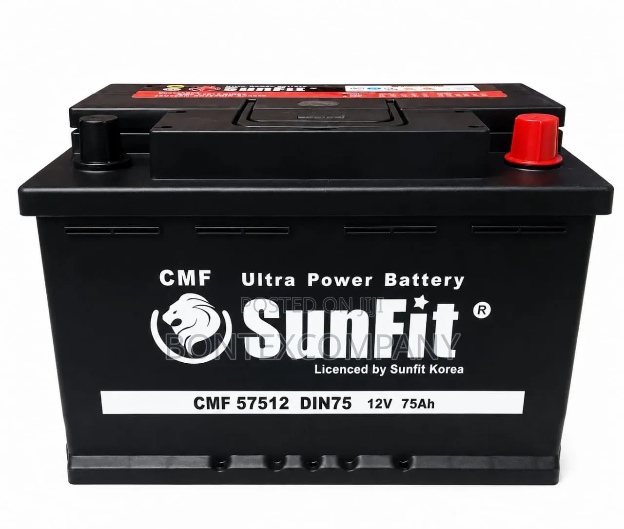 Sunfit CMF 57512 Din75 Battery — 12v 75ah