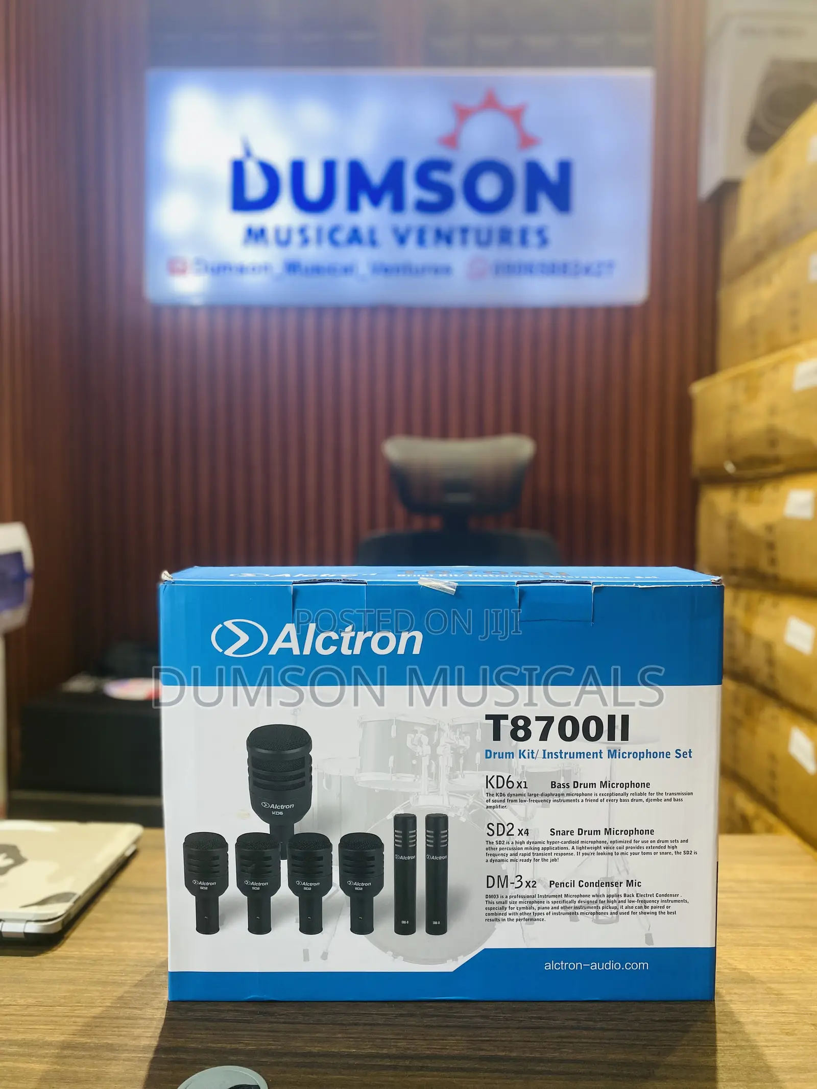Alctron T8700ii Drum Kits 7 Piece Microphone