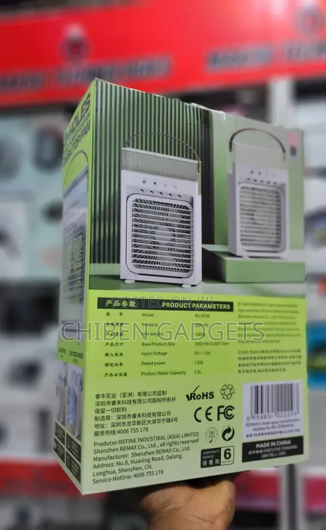 Remax Zf08 Spray Humidification Desktop Fan