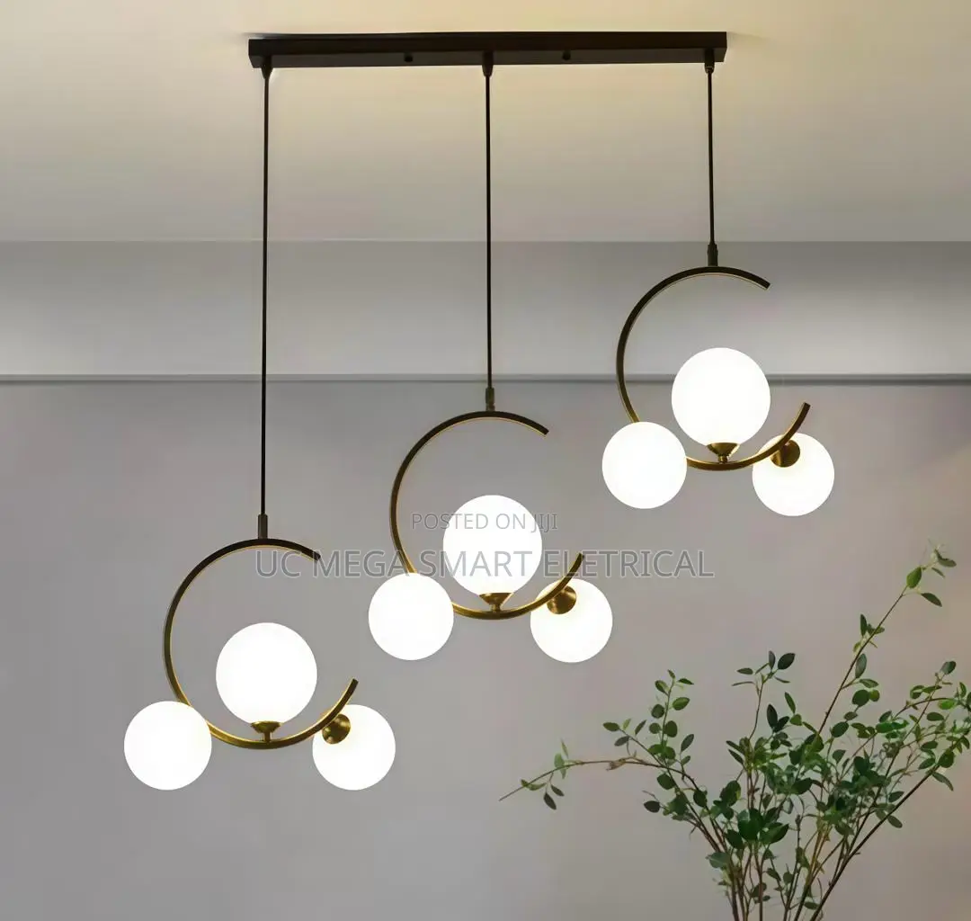 Modern Led Chandelier Glass Ball Dimmable For Staircase Living Room