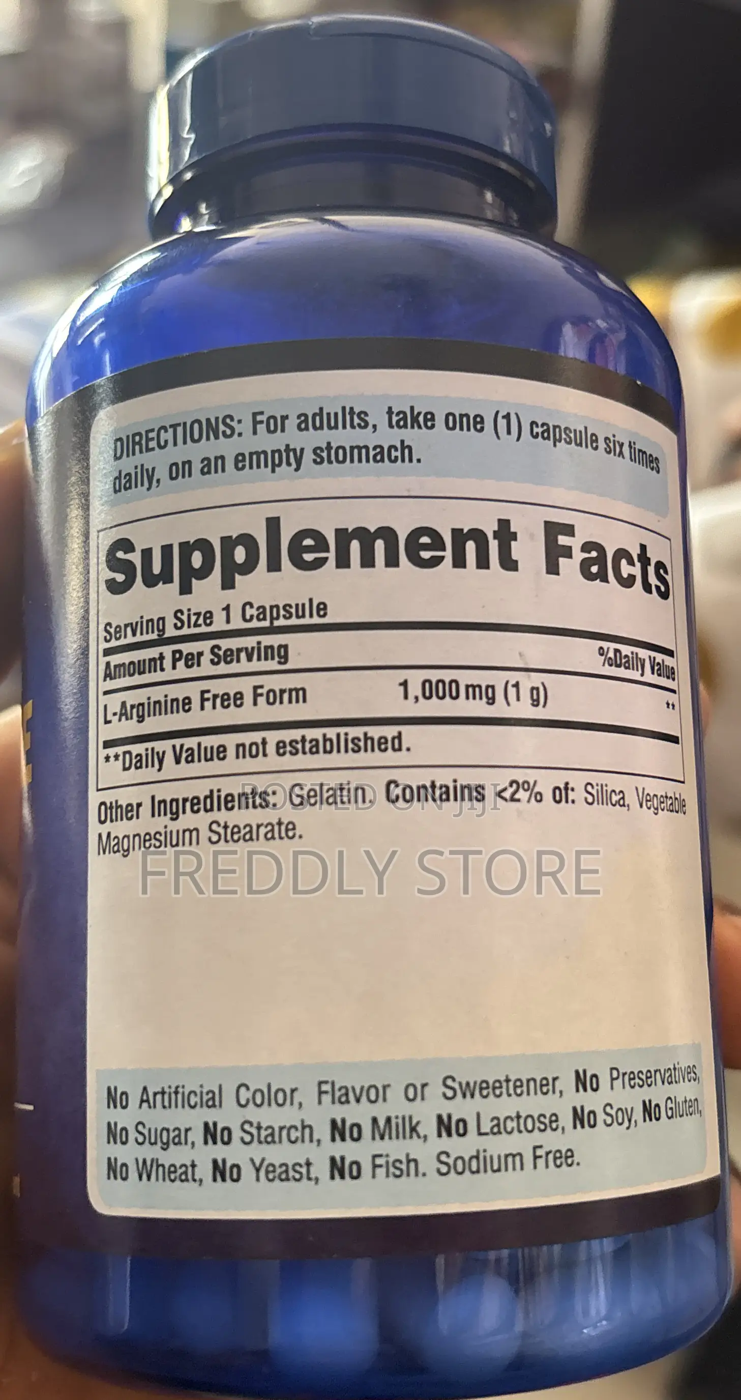 L-Arginine 1000mg Puritan’S Pride
