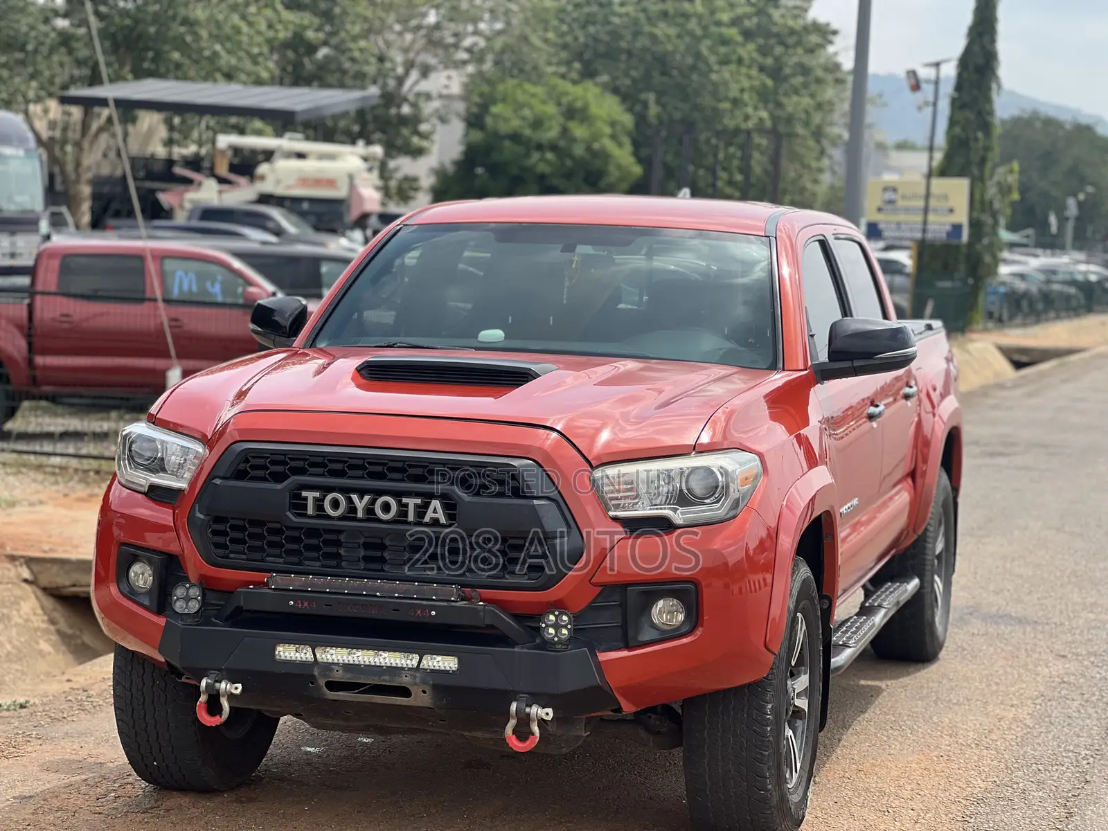 Toyota Tacoma Limited 2017 Orange