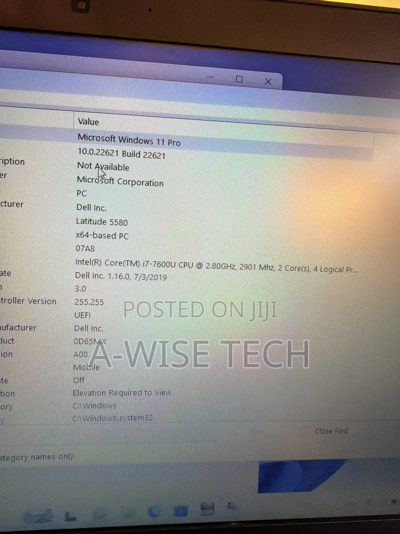 Laptop Dell Latitude 15 5580 8GB Intel Core i7 SSD 256GB