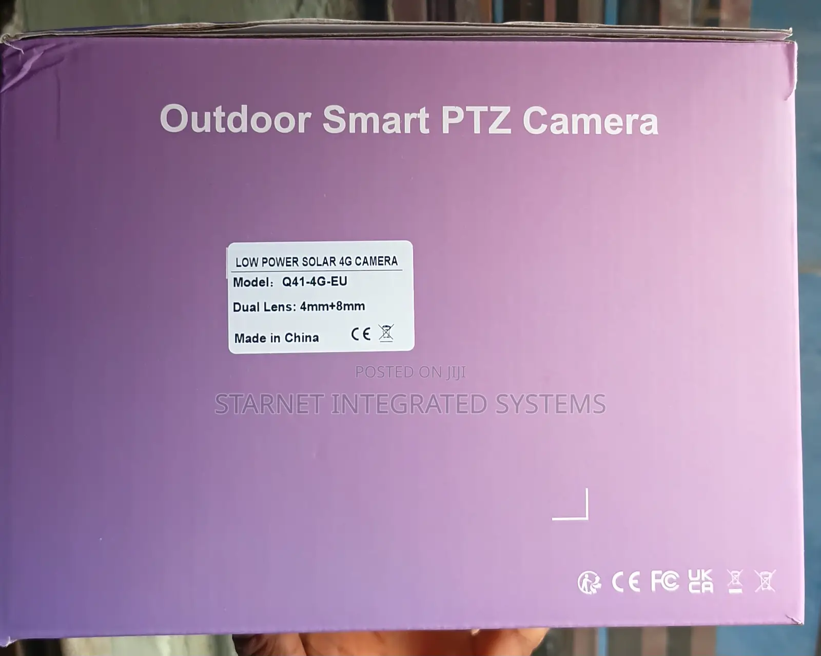 Hd Intelligent 4g Dual Lens Audio Solar Camera Ubox