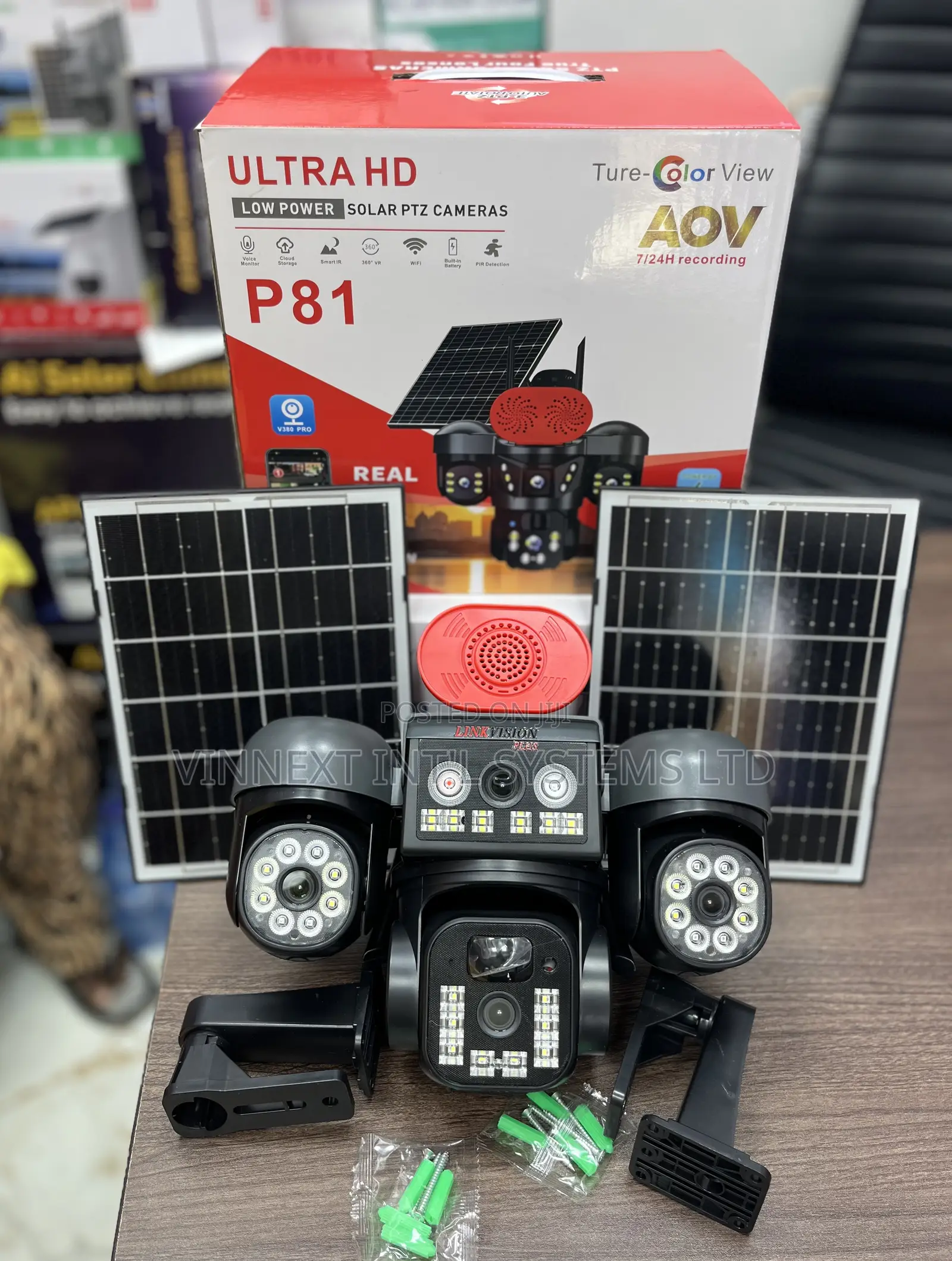 P81 Model Solar PTZ Camera