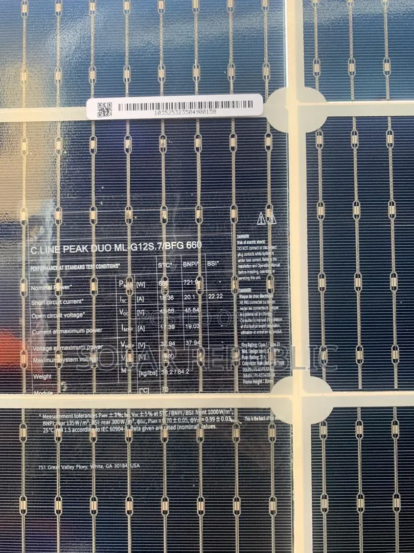 Qcell 660w Bifacial Solar Panel